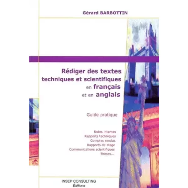 RéDiger Des Textes Techniques Et Scientifiques En FrançAis Et En Anglais - GéRard Barbottin-image