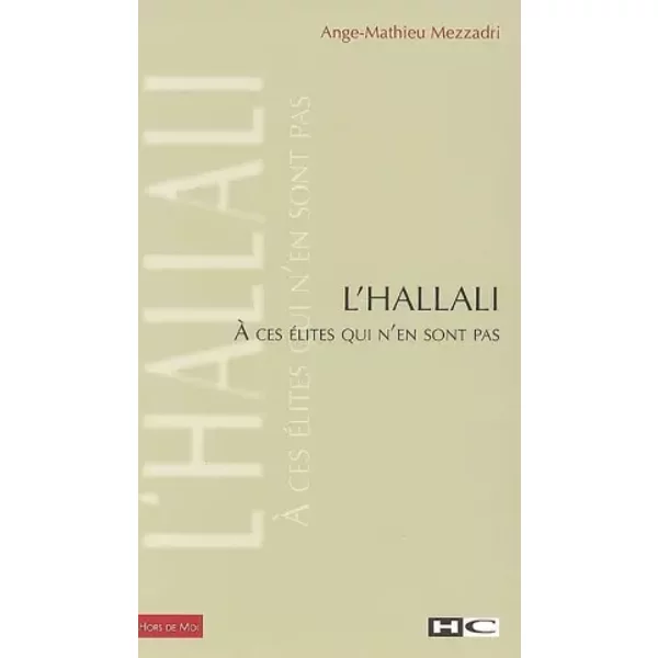 L'hallali: A Ces éLites Qui N'en Sont Pas - Ange-Mathieu Mezzadri-image