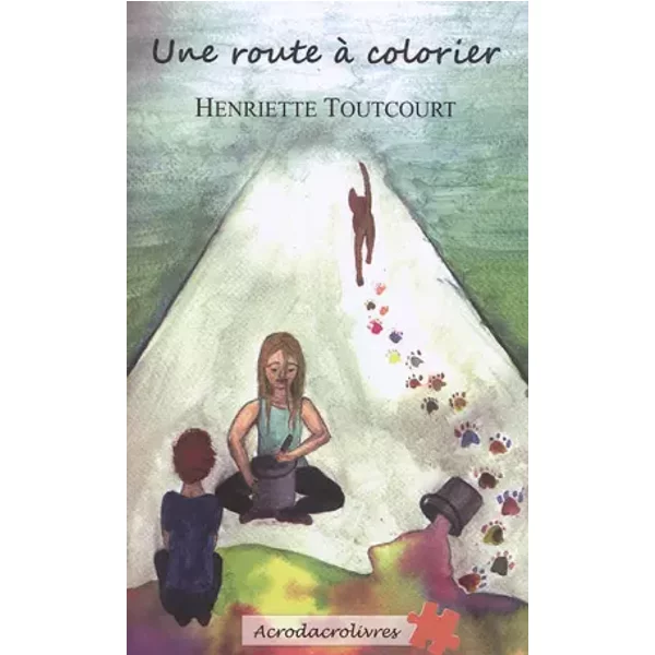 Une route à colorier - Henriette Toutcourt