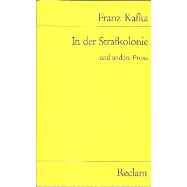 In Der Strafkolonie - Franz Kafka-image