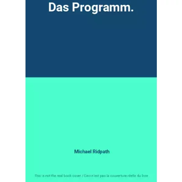 Das Programm. - Michael Ridpath-image