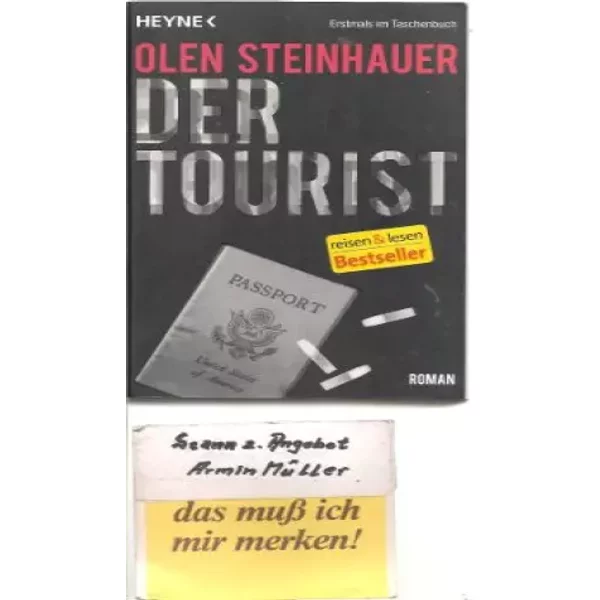 Der Tourist: Roman - Olen Steinhauer-image