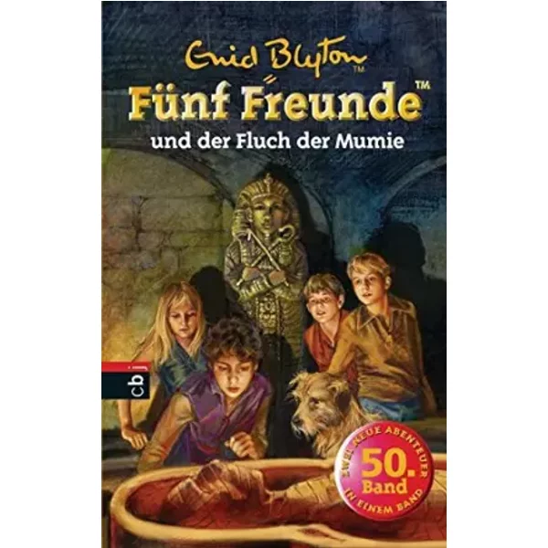 FüNf Freunde 50. FüNf Freunde Und Der Fluch Der Mumie: Zwei Abenteuer In Einem Band - Enid Blyton-image