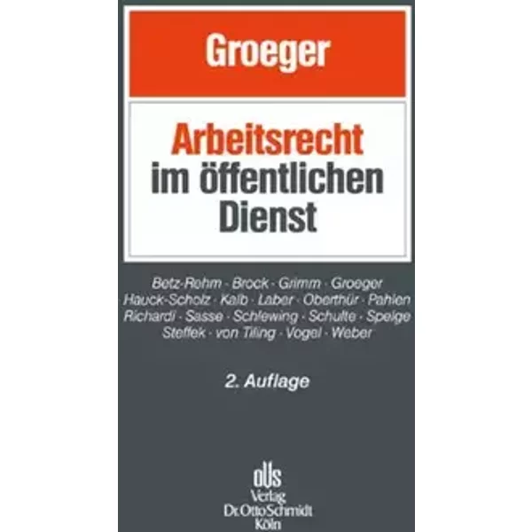 Arbeitsrecht im öffentlichen Dienst - unknown author