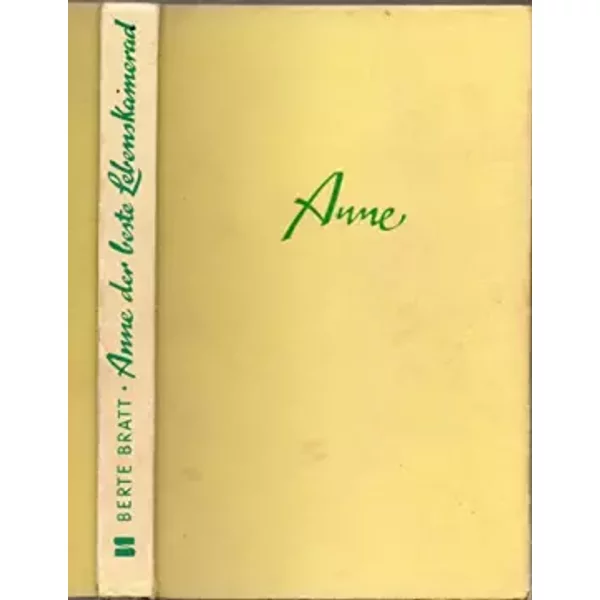 Anne, Der Beste Lebenskamerad - Berte Bratt-image