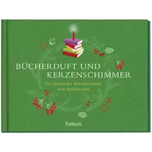 BüCherduft Und Kerzenschimmer: Ein Literarischer Adventskalender Zum Aufschneiden | Origineller Adventskalender Mit 24 Geschichten FüR Mehr-image