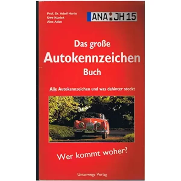 Das GroáE Autokennzeichen-Buch-image