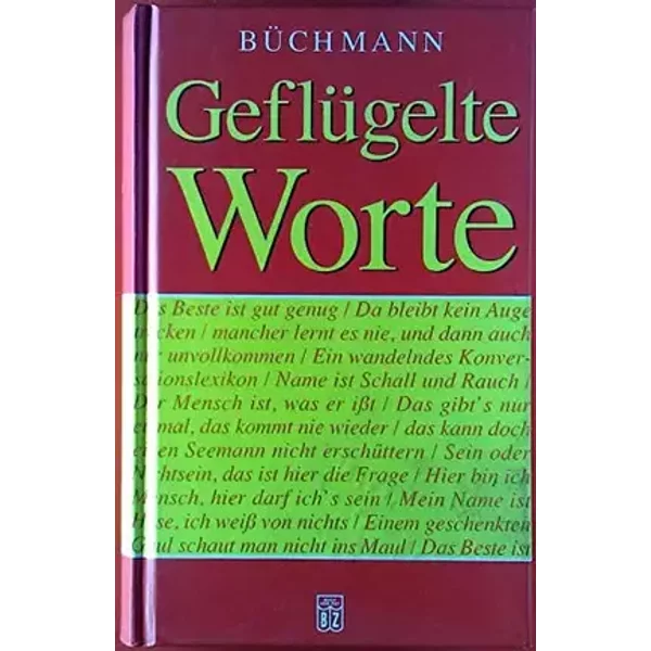 Geflügelte Worte - Georg Büchmann