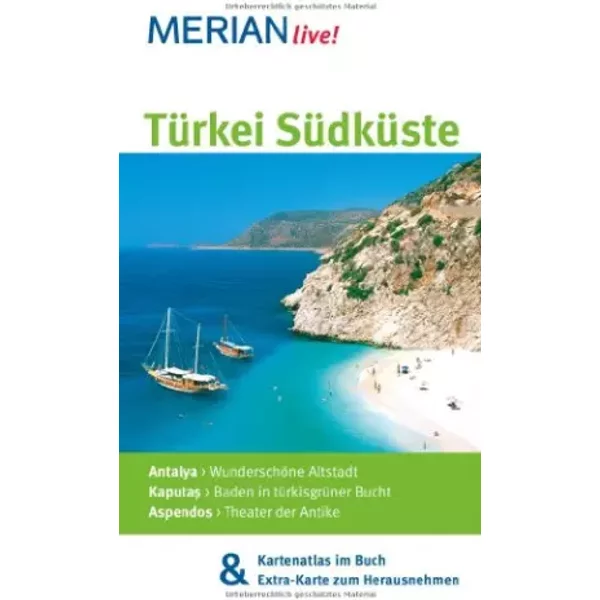 Merian Live! ReisefüHrer TüRkei SüDküSte: Mit Kartenatlas Im Buch Und Extra-Karte Zum Herausnehmen - Michael Neumann, Christoph K. Neumann-image