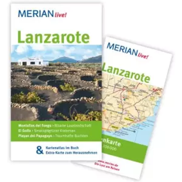 Merian Live! ReisefüHrer Lanzarote: Mit Kartenatlas Im Buch Und Extra-Karte Zum Herausnehmen - Dieter Schulze-image