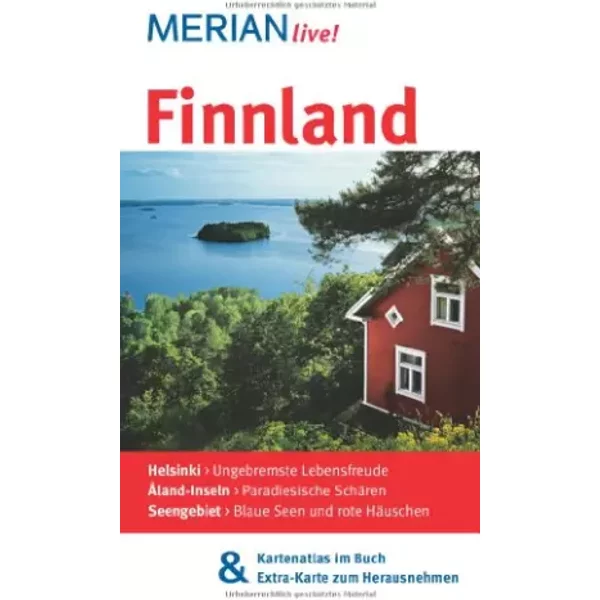 Merian Live! ReisefüHrer Finnland: Merian Live! - Mit Kartenatlas Im Buch Und Extra-Karte Zum Herausnehmen - Jessika Kuehn-Velten, Heiner Labonde-image