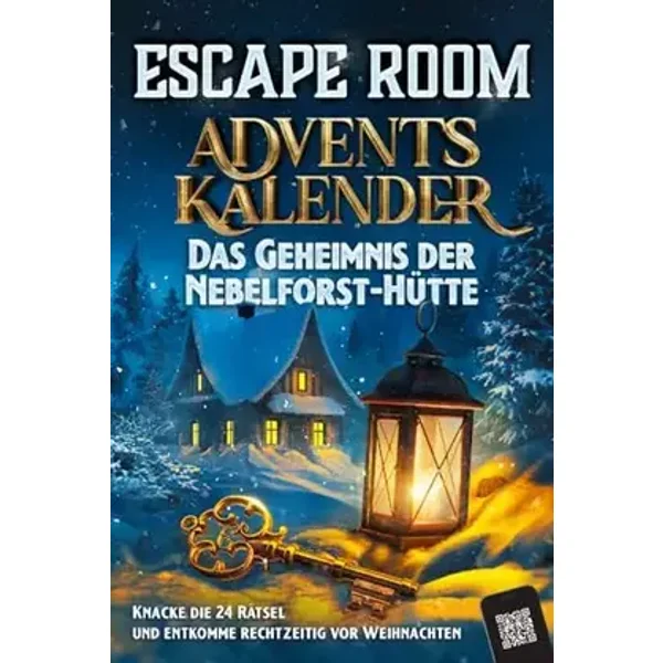 Escape Room Adventskalender: Das Geheimnis der Nebelforst-Hütte: Knacke die 24 Rätsel und entkomme rechtzeitig vor Weihnachten | Der Rätsel - Niklas Falkner, Riddlehaus
