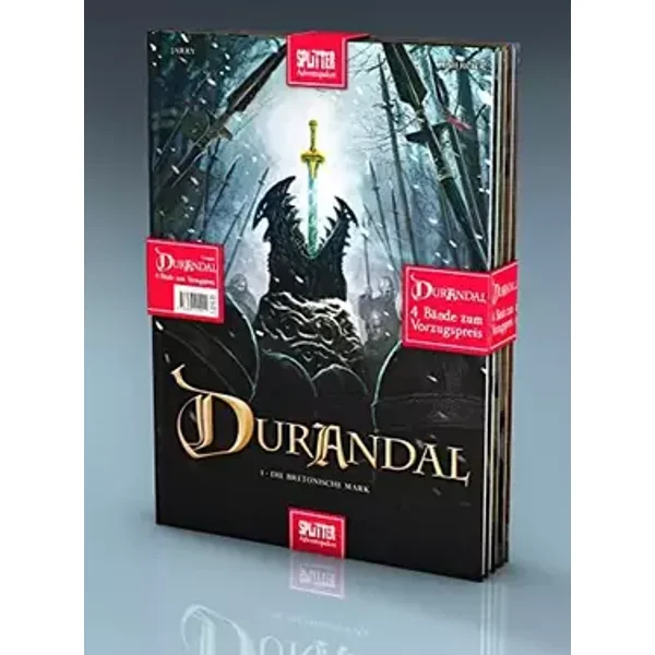 Durandal Adventspaket: Band 1 - 4 zum Sonderpreis: Die komplette Dark-Fantasy-Serie um das legendäre Schwert - Nicolas Jarry