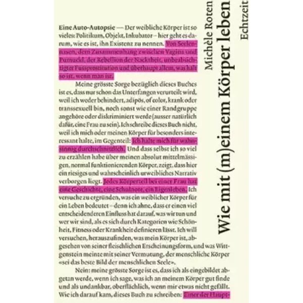 Wie Mit (M)Einem KöRper Leben.: Eine Auto-Autopsie - MichèLe Roten-image