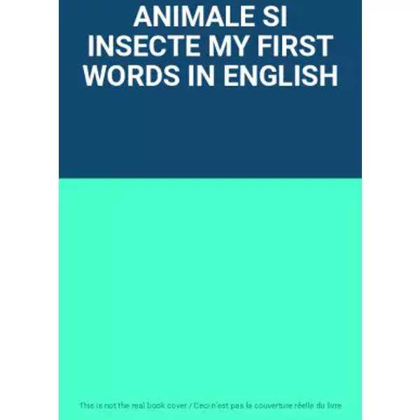 Animale Si Insecte My First Words In English-image
