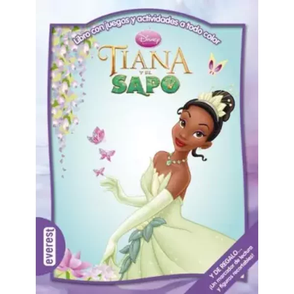 Tiana Y El Sapo: Libro Con Juegos Y Actividades A Todo Color - Disney-image