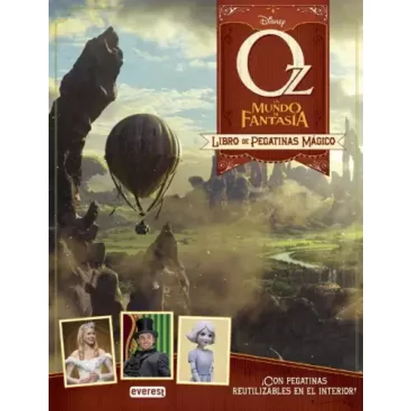 Oz Un Mundo De FantasíA. Libro De Pegatinas MáGico: Con Pegatinas Reutilizables En El Interior - Walt Disney Company-image