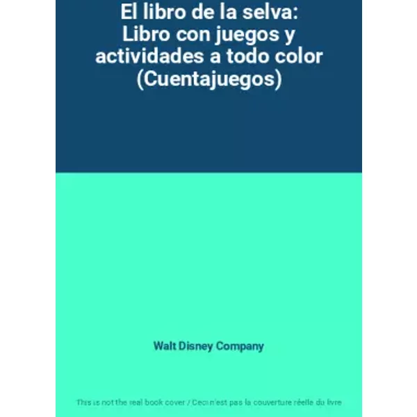 El Libro De La Selva: Libro Con Juegos Y Actividades A Todo Color (Cuentajuegos) - Walt Disney Company-image