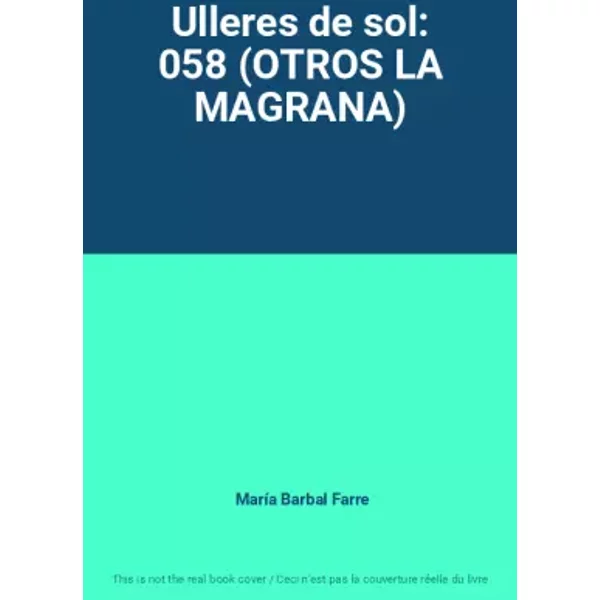Ulleres de sol: 058 (OTROS LA MAGRANA) - María Barbal Farre