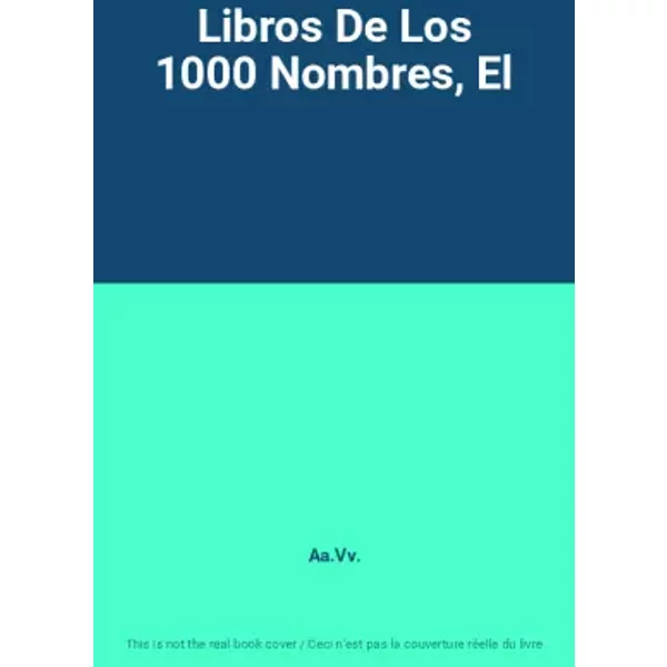 Libros De Los 1000 Nombres, El - Aa.Vv.-image