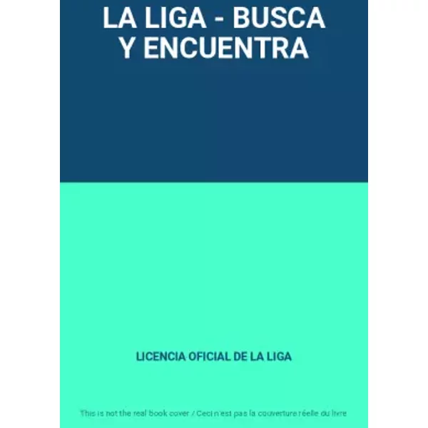 LA LIGA - BUSCA Y ENCUENTRA - LICENCIA OFICIAL DE LA LIGA