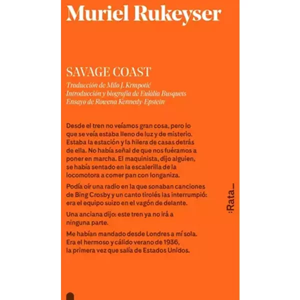 Savage Coast: 30 (rata/5) - Muriel Rukeyser