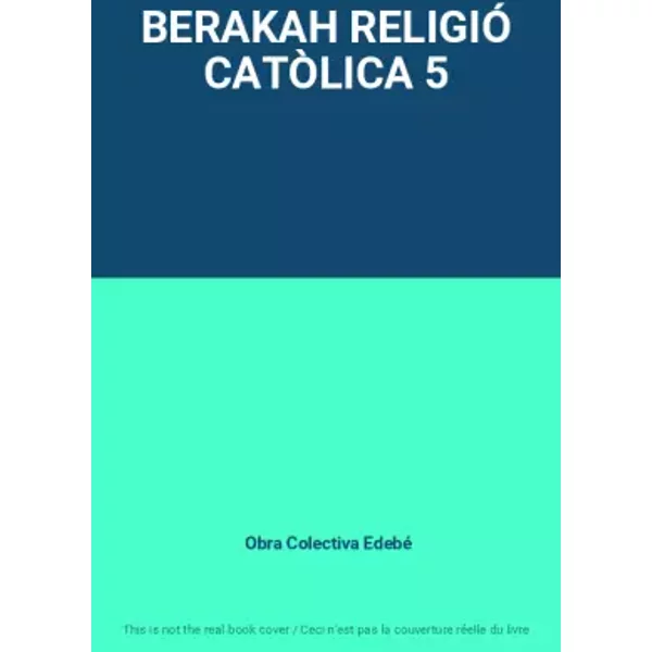 BERAKAH RELIGIÓ CATÒLICA 5 - Obra Colectiva Edebé