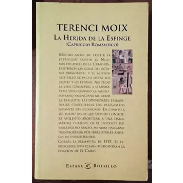 La Herida De La Esfinge (Bolsillo) - T. Moix-image