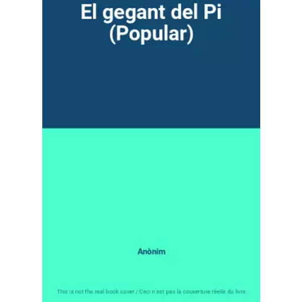 El gegant del Pi (Popular) - Anònim