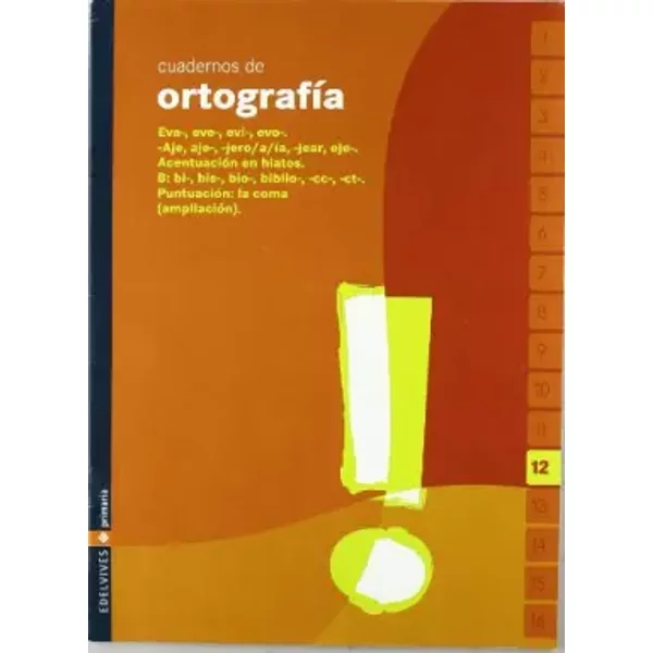 Cuaderno De Ortografia 12 Primaria - Estrella Conejo Menor, Rufino SáNchez Bravo-image