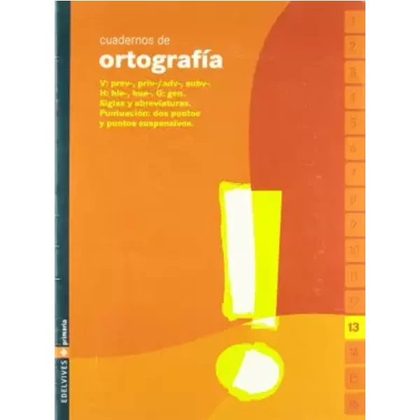 Cuaderno De Ortografia 13 Primaria - Estrella Conejo Menor, Rufino SáNchez Bravo-image