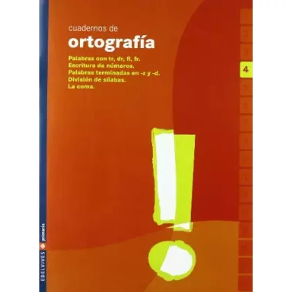 Cuaderno De OrtografíA 4 Primaria - Esther EchevarríA Soriano, Natividad SáNchez LóPez-image