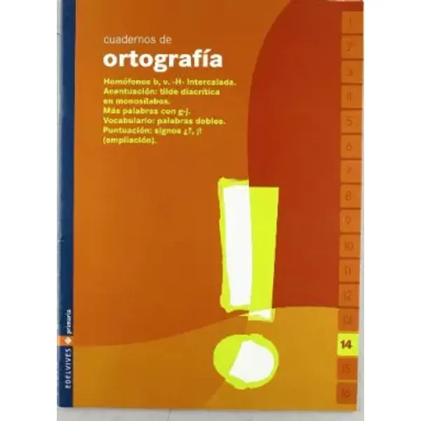 Cuaderno de ortografia 14 Primaria - Estrella Conejo Menor, Rufino Sánchez Bravo