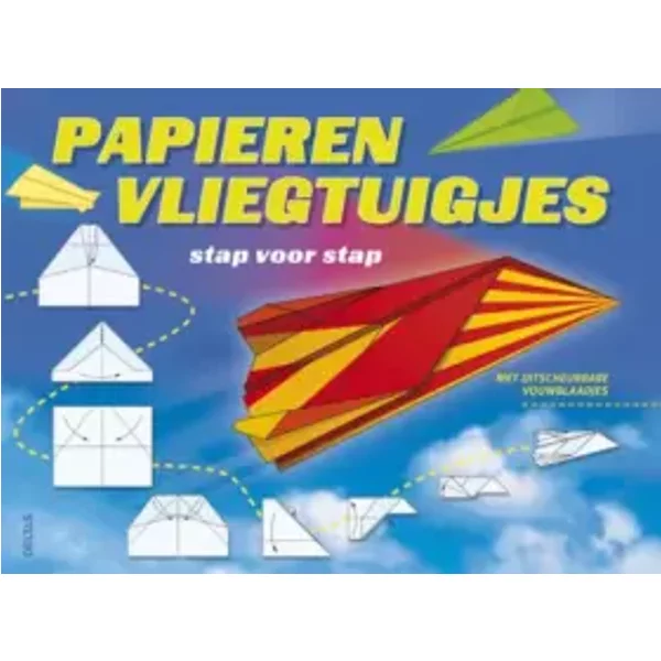 Papieren vliegtuigjes: stap voor stap