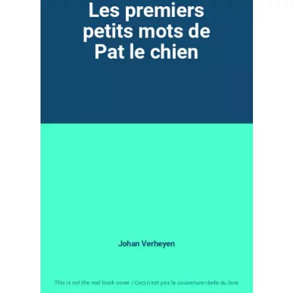 Les Premiers Petits Mots De Pat Le Chien - Johan Verheyen-image