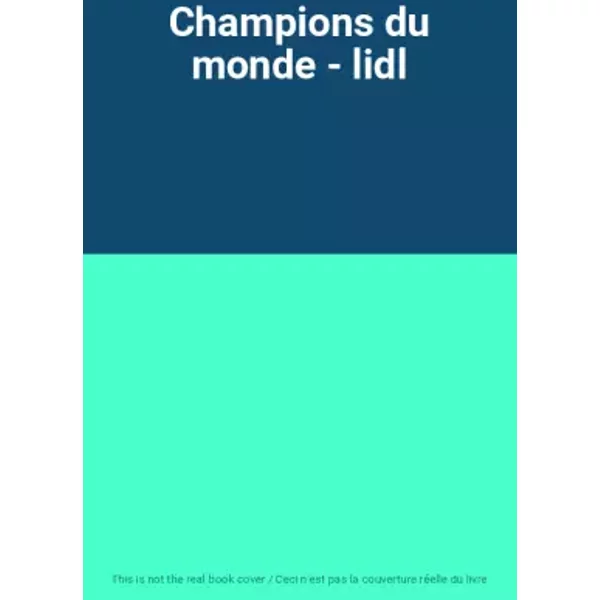 Champions Du Monde - Lidl-image