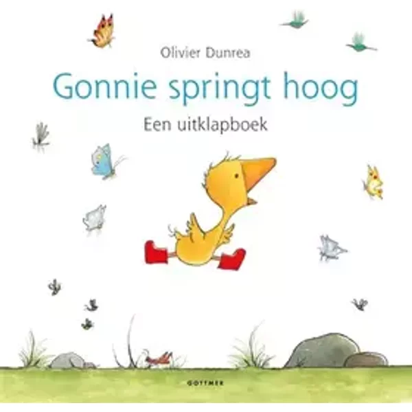 Gonnie springt hoog: Een uitklapboek - Olivier Dunrea