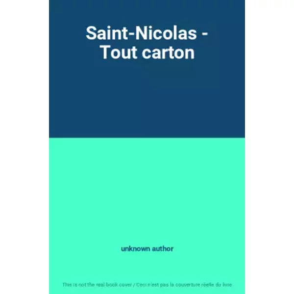 Saint-Nicolas - Tout Carton - Unknown Author-image