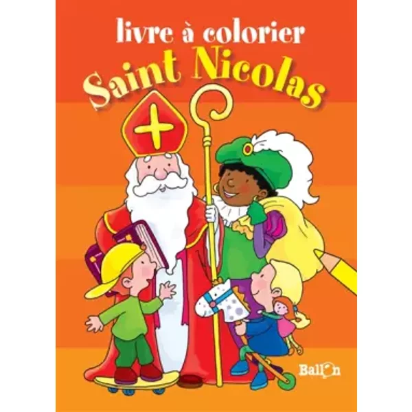 Saint Nicolas: Livre à Colorier - Ballon-image