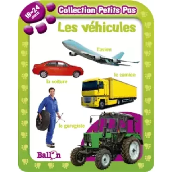 Petits Pas Les Vehicules 18-24 Mois - Ballon-image