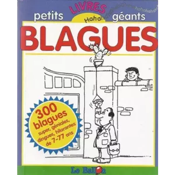 Petits Livres Geants Blagues Bleu - Anonyme-image