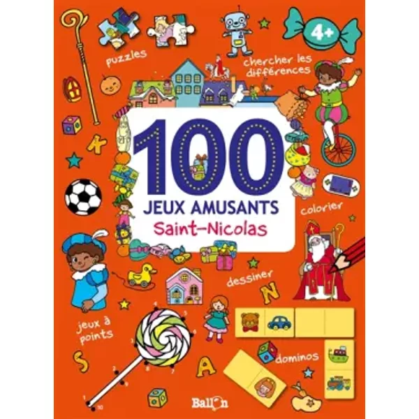 100 Jeux Saint-Nicolas 4+ - Unknown Author-image