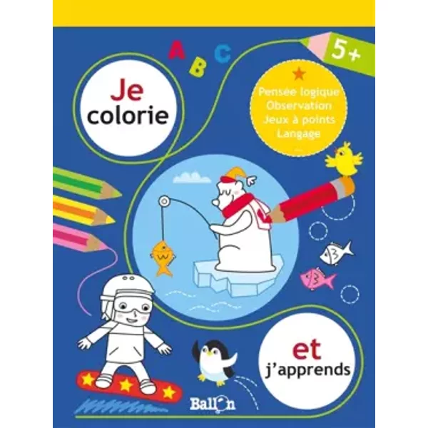 Je Colorie Et J'apprends - 5+ - Unknown Author-image