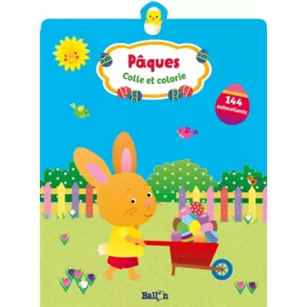 Les Petiots : Coller Et Colorier PâQues - Ballon-image