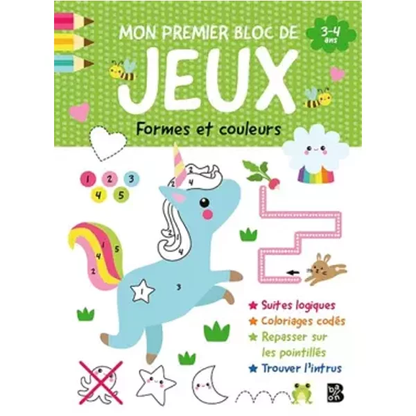 Mon Premier Bloc De Jeux - Formes Et Couleurs - Unknown Author-image