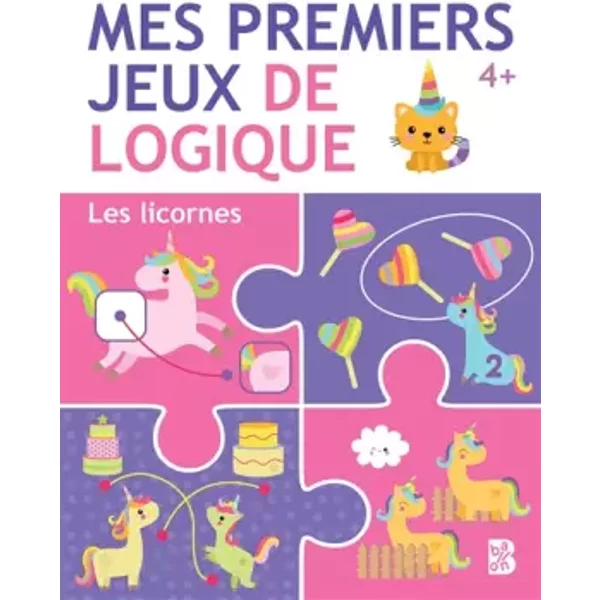 Enigmes Et Jeux De Logique - Licornes - Ballon-image