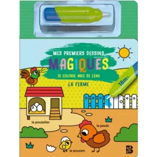 Mon Premier Je Colorie Avec De L'eau: La Ferme - Xxx-image