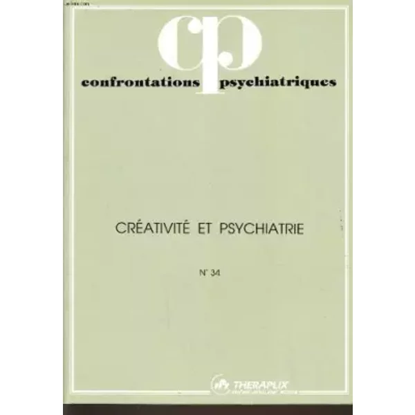 Confrontations Psychiatriques N°34: CréAtivité Et Psychiatrie - Collectif-image