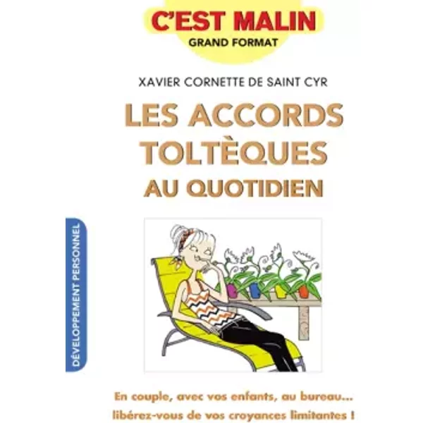 Les accords toltèques au quotidien, c'est malin : En couple, avec vos enfants, au bureau... Libérez-vous de vos croyances limitantes !