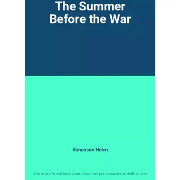 The Summer Before The War - Simonson Helen-image